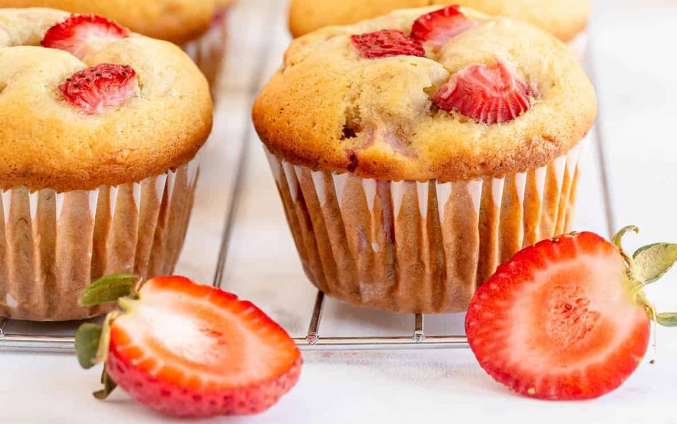 muffin aux fraises(unité)