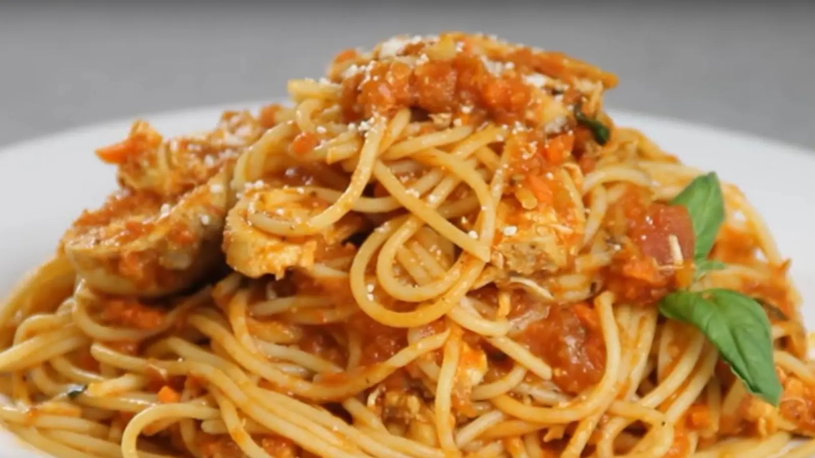 Spaghetti à la dinde